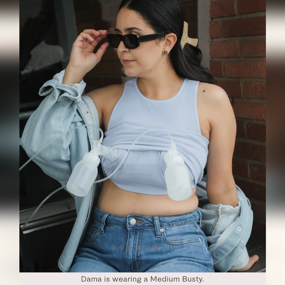 Kindred Bravely Other - Sublime Bamboo Hands-Free Pumping Longline Bra Top- L